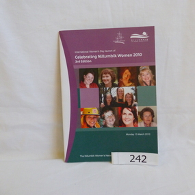 Booklet, Celebrating Nillumbik women 2010, 2010_