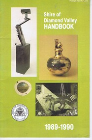 Book, Shire of Diamond Valley Handbook 1989-1990, 1989_