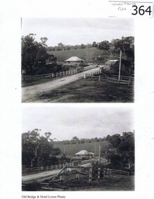 Photograph (copy), Old Bridge and Hotel Lower Plenty, 1925c