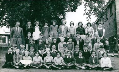 School Photograph - Digital Image, Greensborough Primary School Gr2062 1955 Grade 4 Mr Lancaster, 1955_