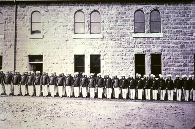 Photograph - Digital Image, Police in Victoria: Russell Street, summer uniform 1858, 1858_