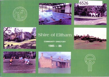 Book, Shire of Eltham Handbook 1985-86, 1985_