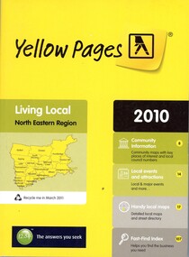 Book - Directory, Telstra Corporation Limited, Yellow Pages: Living local North Eastern Region 2010, 2010