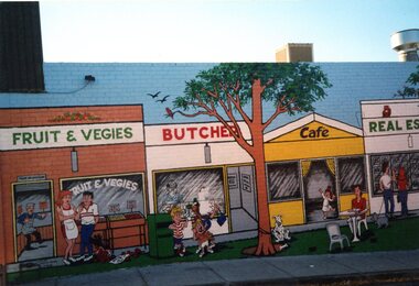 Photograph - Photograph Collection, Greensborough: Mural on Vickers Way [off Main Street], 2010c