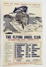 Poster, H.T. Dunn & Co. Pty. Ltd, The Flying Angel Club, c. 1953