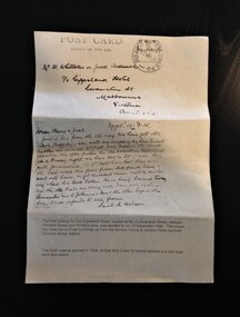 Correspondence Letter
