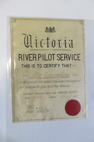 Certificate, 12/02/1912
