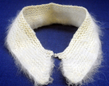 knitted collar, Burton, Marjorie, 1940's