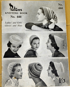 pattern book, Patons Knitting Book, mid 20th century