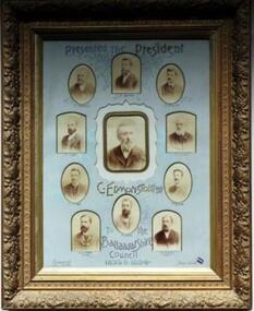 Photo - Edmonston/councilors, Richards & Co. Photos Ballaarat, Ballarat Shire Councilors 1893 - 1894, 1894 (estimated)