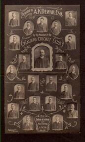 Photo, Richards & Co, Waubra Cricket Club.1908, circa 1908
