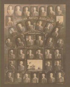 Photo, Richards & Co, Australian Natives Asociation.Windermere Branch no 53, Circa 1908
