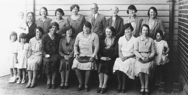 Photograph, Ringwood State School Mother's Club, 1931