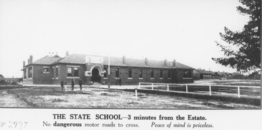 Photograph, Ringwood State School photograph for land sale - Bestpart Estate, Ringwood - 1925