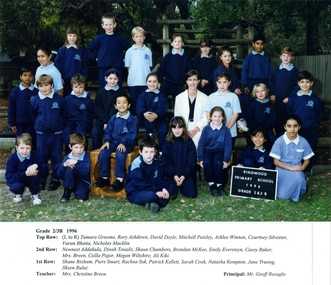 Photograph, Ringwood Primary School 1996 Class Photo Grade 2/3B, 1996