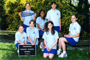 Photograph, Ringwood Primary School 1996 Class Photo Netball Team, 1996