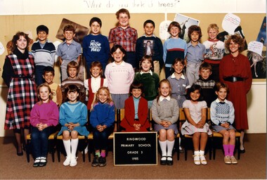 Photograph, Ringwood Primary School 1985 Class Photo Grade 3, 1985