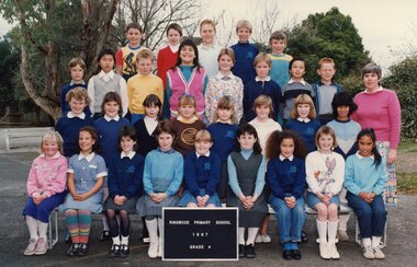 Photograph, Ringwood Primary School 1987 Class Photo Grade 4, 1987