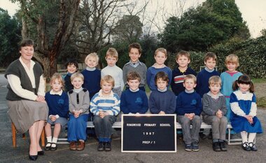 Photograph, Ringwood Primary School 1987 Class Photo Grade Prep/1, 1987