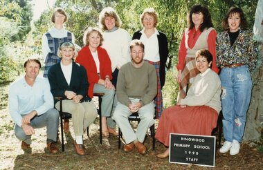 Photograph - Photograph-School, Ringwood Primary School 1990 Staff Photo, 1990