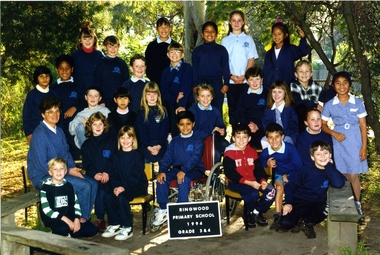 Photograph - Photograph-School, Kuddly Koala School Portraits, Ringwood Primary School 1994 Class Photo Grade 3 and 4, 1994