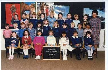 Photograph, Ringwood Primary School -Class photograph. Grade 1-1986