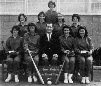 Photograph - Group, Ringwood Technical School 1962 Girls Softball, c 1962