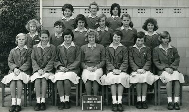 Photograph - Group, Ringwood Technical School 1963 Form 1G, c 1963