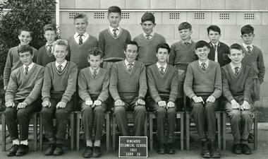 Photograph - Group, Ringwood Technical School 1963 Form 2H, c 1963