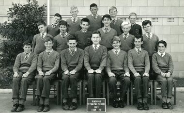 Photograph - Group, Ringwood Technical School 1963 Form 2J, c 1963