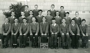 Photograph - Group, Ringwood Technical School 1963 Form 3F, c 1963
