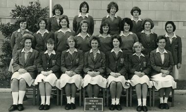 Photograph - Group, Ringwood Technical School 1963 Form 4B, c 1963