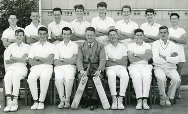 Photograph - Group, Ringwood Technical School 1963 Cricket, c 1963