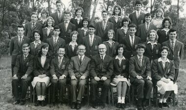 Photograph - Group, Ringwood Technical School 1963 Prefects, c 1963