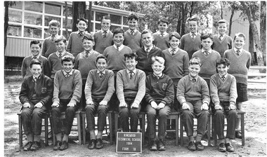 Photograph - Group, Ringwood Technical School 1964 Form 1B, c 1964