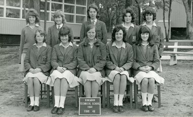 Photograph - Group, Ringwood Technical School 1964 Form 4B, c 1964