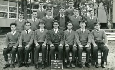 Photograph - Group, Ringwood Technical School 1964 Form 4H, c 1964
