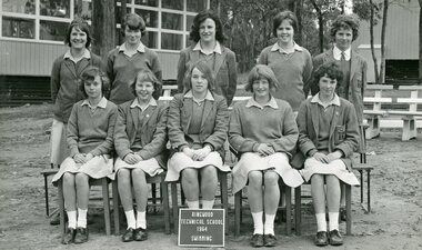 Photograph - Group, Ringwood Technical School 1964 Female Swimming, c 1964