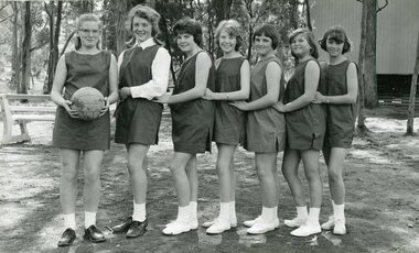 Photograph - Group, Ringwood Technical School 1964 Junior Girls Basketball, c 1964