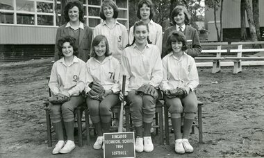 Photograph - Group, Ringwood Technical School 1964 Softball, c 1964