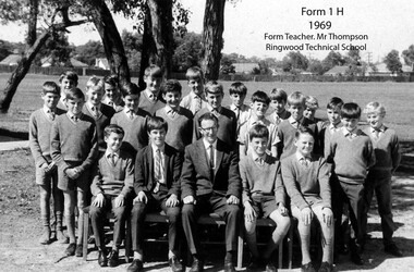 Photograph - Group, Ringwood Technical School 1969 Form 1H, c 1969