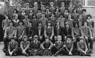 Photograph - Group, Ringwood Technical School 1972 Boys Athletics, c 1972