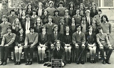 Photograph - Group, Ringwood Technical School 1972 Prefects, c 1972