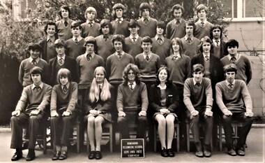 Photograph - Group, Ringwood Technical School 1972 Form 4GHF, c 1972