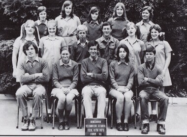 Photograph - Group, Ringwood Technical School 1975 Form 5G, c 1975