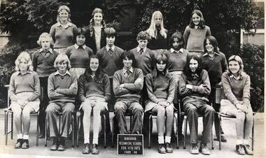 Photograph - Group, Ringwood Technical School 1975 Form 4A, c 1975