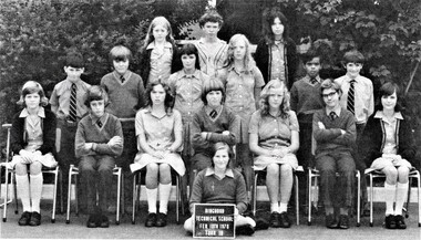 Photograph - Group, Ringwood Technical School 1976 Form 1B, c 1976