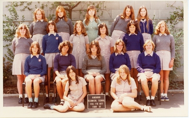 Photograph - Group, Ringwood Technical School 1977 Form 3F, c 1977