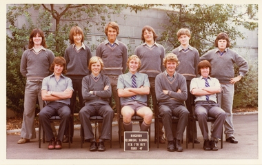 Photograph - Group, Ringwood Technical School 1977 Form 4F, c 1977