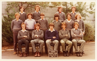 Photograph - Group, Ringwood Technical School 1977 Form 4J, c 1977